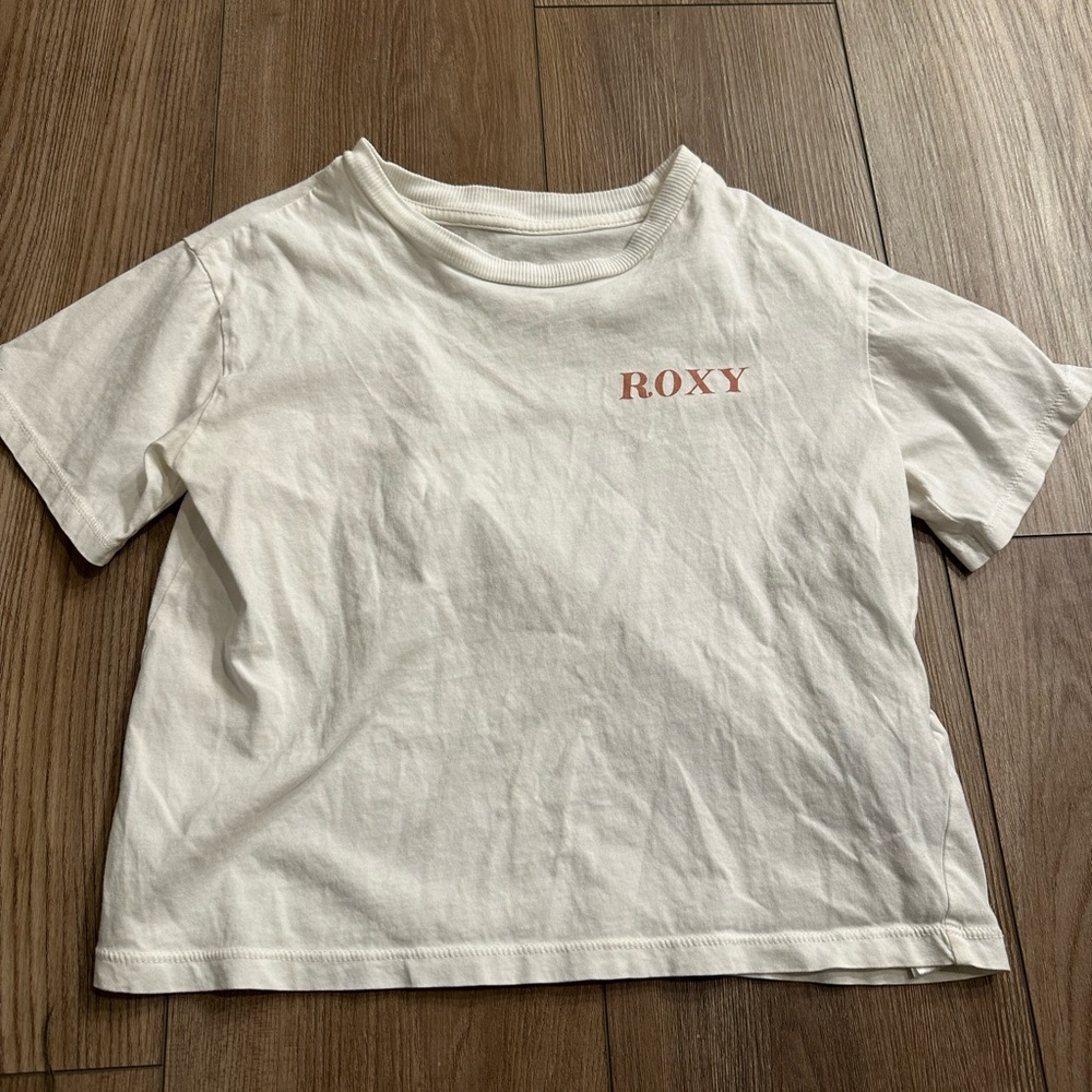 Roxy kids cropped T-shirt size 4